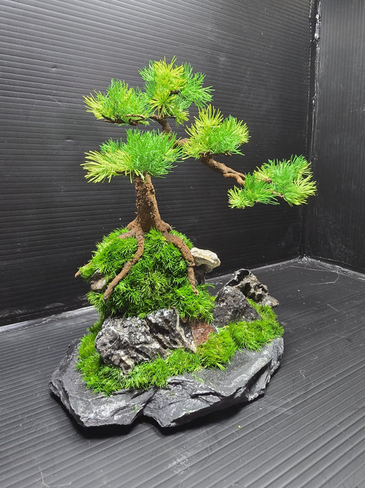 “Stonebound Grace” — Preserved Botanical Sculpture D01