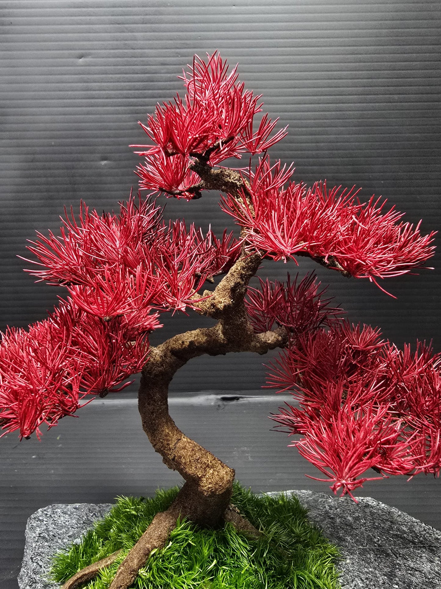 “Crimson Stillness” — Preserved Botanical Sculpture E03
