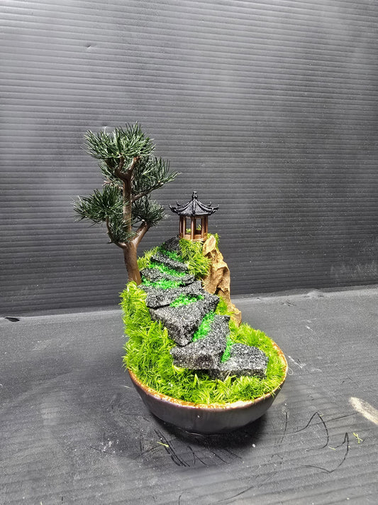 "Quiet Pavilion" - Preserved Botanical Sculpture F08