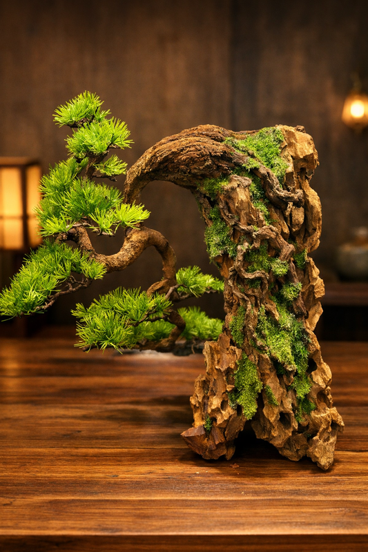 “Whispers of the Cliff” — Preserved Botanical Sculpture A01