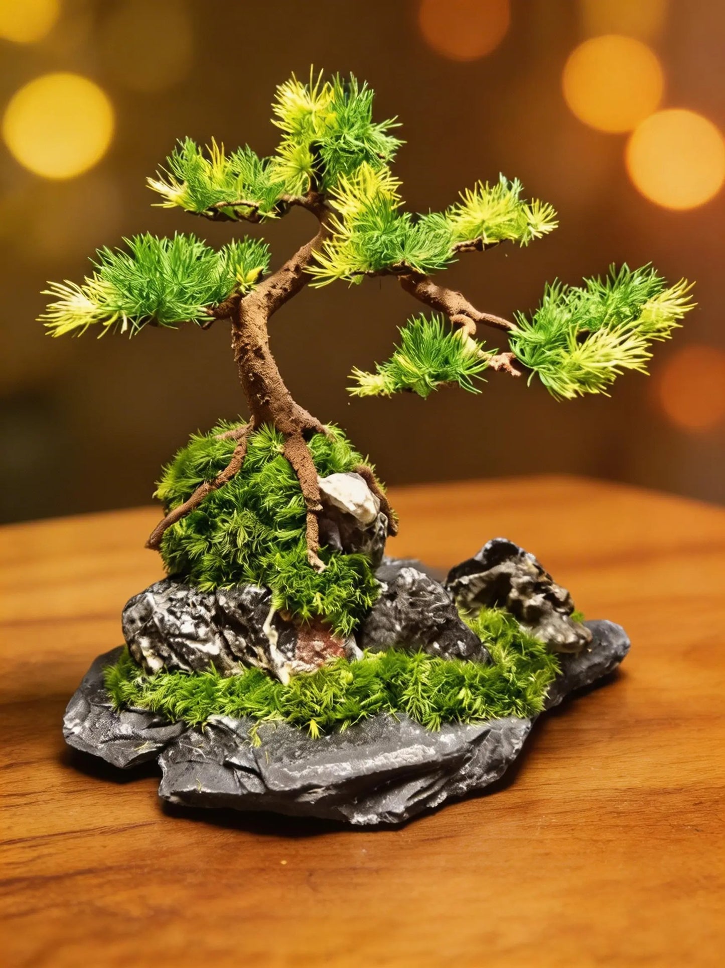 “Stonebound Grace” — Preserved Botanical Sculpture D01