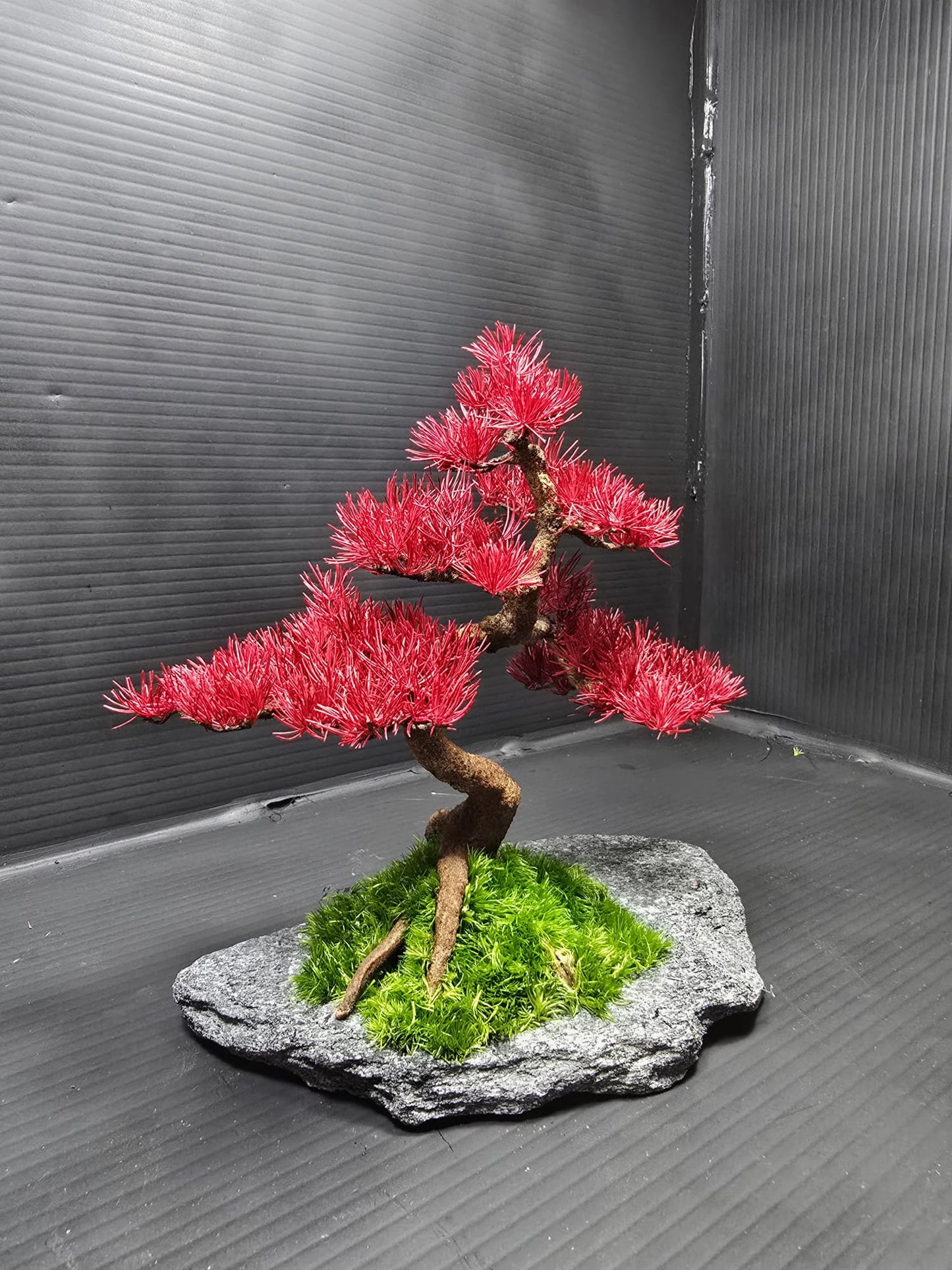 “Crimson Stillness” — Preserved Botanical Sculpture E03