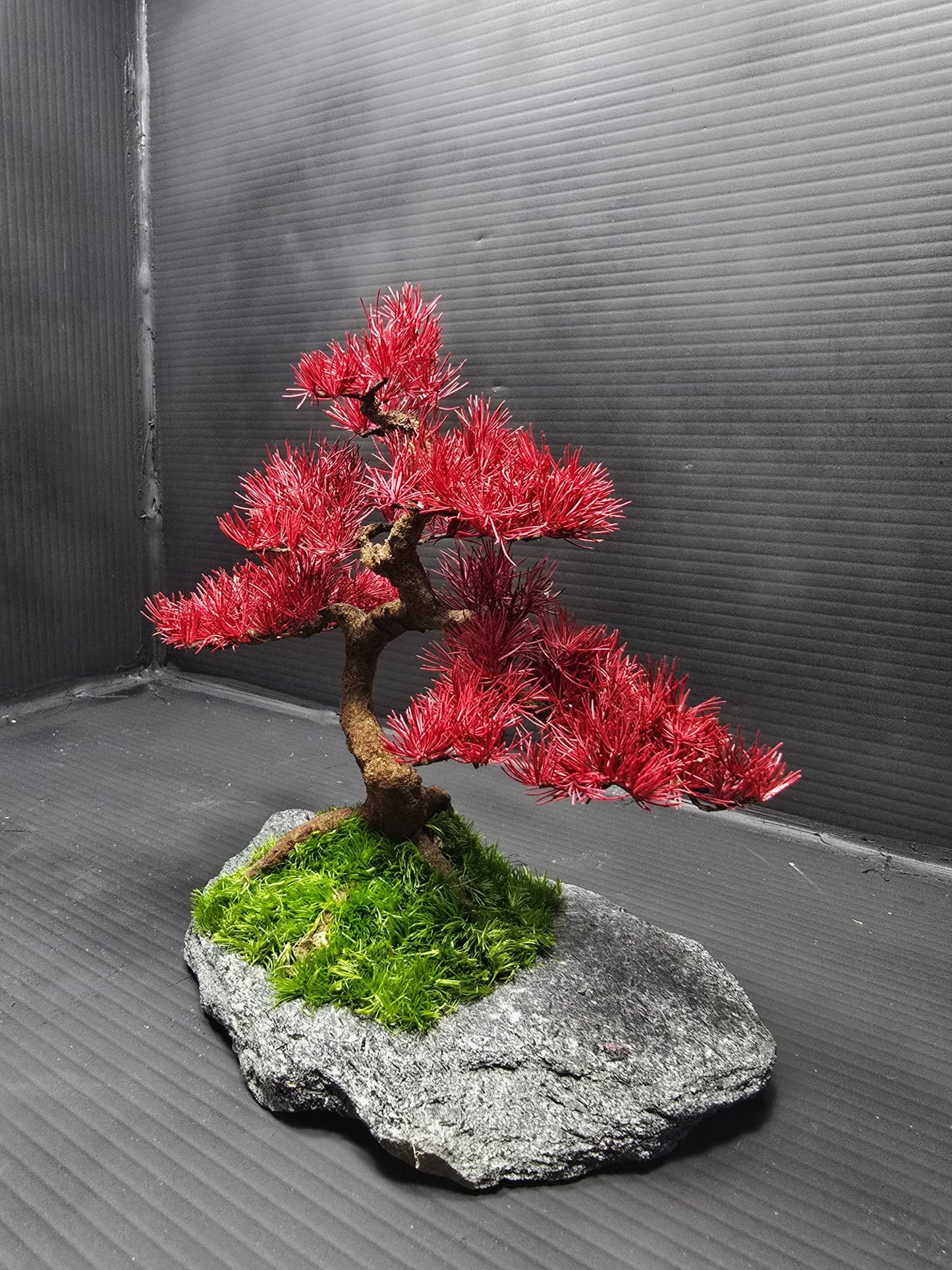 “Crimson Stillness” — Preserved Botanical Sculpture E03